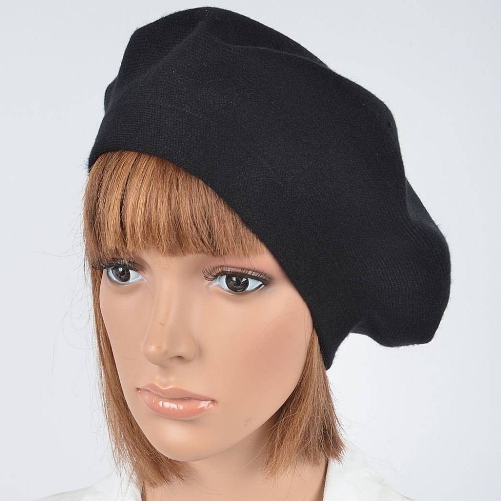 Slouchy European Style Buttery Soft Knit Beret 4 Colors